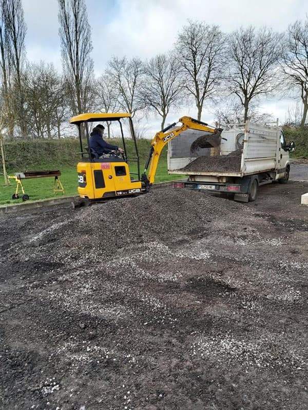 Travaux de terrassement à Les Essarts-le-Roi