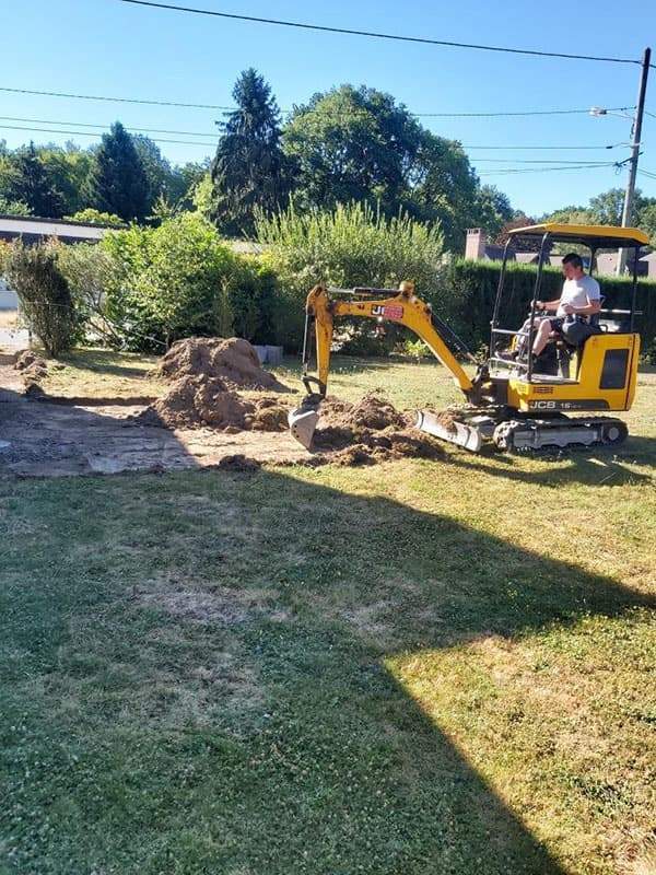 Travaux de terrassement à Les Essarts-le-Roi